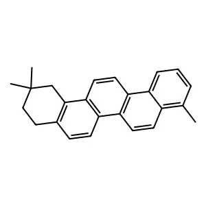Picene, 1,2,3,4-tetrahydro-2,2,9-trimethyl- structure