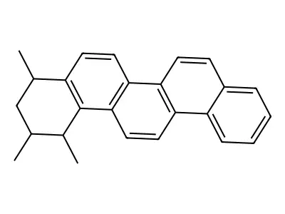 1,2,4-Trimethyl-1,2,3,4-tetrahydropicene structure