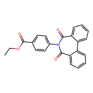 Ethyl 4-(5,7-dioxobenzo[d][2]benzazepin-6-yl)benzoate structure