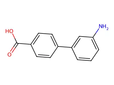4-(3-aminophenyl)benzoic Acid structure