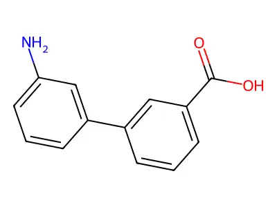 3'-Amino-[1,1'-biphenyl]-3-carboxylic acid structure
