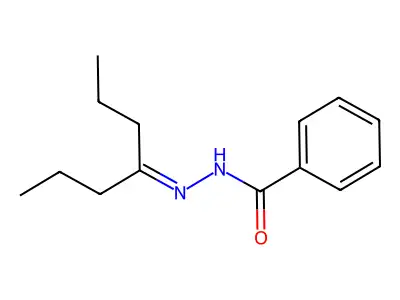 N'-(Heptan-4-ylidene)benzohydrazide structure