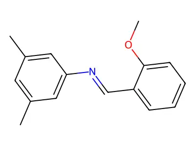 N-(2-Methoxybenzylidene)-3,5-xylidine structure