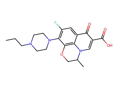 4-n-Propyl ofloxacin structure