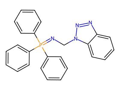 N-(Triphenylphosphoranylidene)-1H-benzotriazole-1-methanamine structure