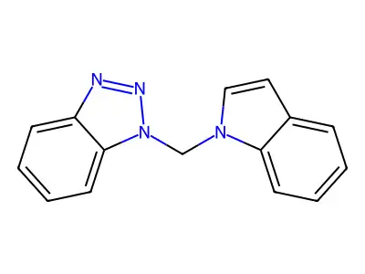 1-(Indol-1-ylmethyl)benzotriazole structure