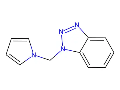 1-(1H-Pyrrol-1-ylmethyl)-1H-benzotriazole structure