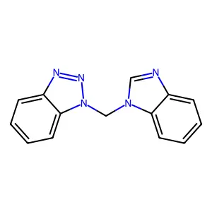 1-(Benzimidazol-1-ylmethyl)benzotriazole structure