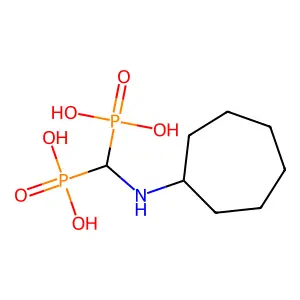 英卡膦酸 structure