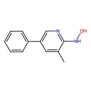 2-Pyridinamine, N-hydroxy-3-methyl-5-phenyl- structure