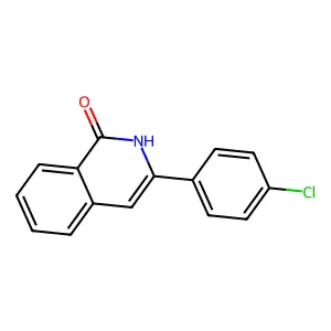 1(2H)-Isoquinolinone, 3-(4-chlorophenyl)- structure