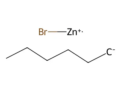 Bromo(hexyl)zinc structure