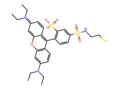 Sulfo Rhodamine Amidoethyl Mercaptan structure