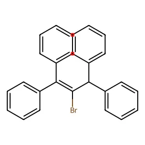 2-Bromo-1,1,3,3-tetraphenyl-1-propene structure