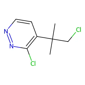 Pyridazine, 3-chloro-4-(2-chloro-1,1-dimethylethyl)- structure