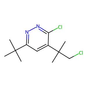 6-Tert-butyl-3-chloro-4-(1-chloro-2-methylpropan-2-yl)pyridazine structure