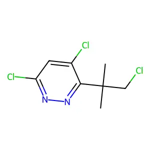 Pyridazine, 4,6-dichloro-3-(2-chloro-1,1-dimethylethyl)- structure
