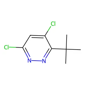 3-Tert-butyl-4,6-dichloropyridazine structure