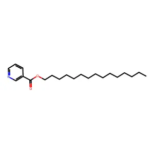 Nicotinic acid, pentadecyl ester structure