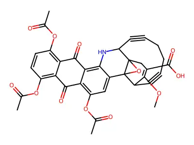 Triacetyldynemicin A structure