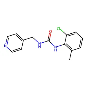 N-(2-Chloro-6-methylphenyl)-N'-(4-pyridinyl)urea structure