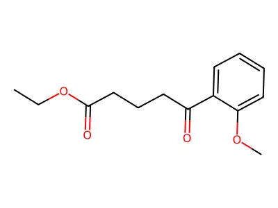 Ethyl 5-(2-methoxyphenyl)-5-oxopentanoate structure