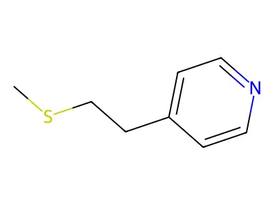 Pyridine, 4-(2-(methylthio)ethyl)- structure