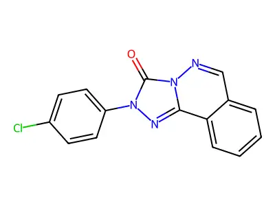 1,2,4-Triazolo(3,4-a)phthalazin-3(2H)-one, 2-(4-chlorophenyl)- structure