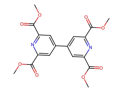 Tetramethyl [4,4'-bipyridine]-2,2',6,6'-tetracarboxylate structure
