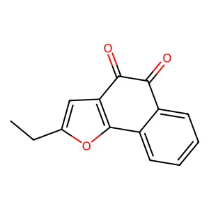 2-Ethylnaphtho[1,2-b]furan-4,5-dione structure