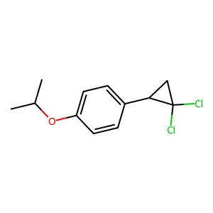 2-(4-(2,2-Dichlorocyclopropyl)phenoxy)propane structure