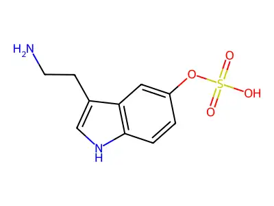 5-Hydroxytryptamine O-sulfate structure