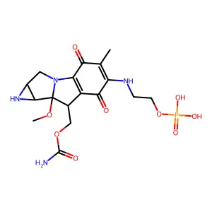 磷酸丝裂霉素 structure