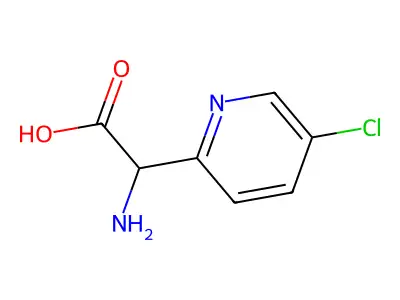 2-氨基-2-(5-氯吡啶-2-基)乙酸 structure