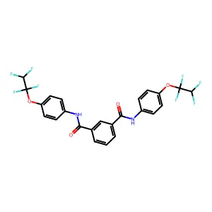 N1,N3-bis(4-(1,1,2,2-tetrafluoroethoxy)phenyl)isophthalamide structure