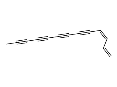 1,3-Tridecadiene-5,7,9,11-tetrayne, (Z)- structure
