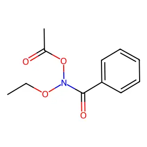 N-(乙酰氧基)-N-乙氧基苯甲酰胺 structure
