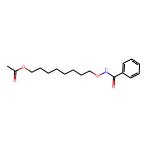 8-Benzamidooxyoctyl acetate structure
