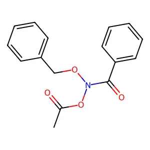 N-乙酰氧基-N-苄氧基苯甲酰胺 structure