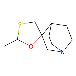 2-甲基螺[1,3-噁硫醇烷-5,3'-1-氮杂双环[2.2.2]辛烷] structure