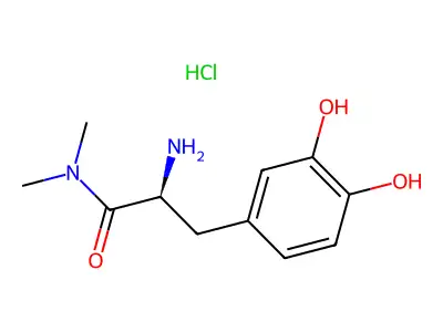 N,N-Dimethyldopamine hydrochloride structure