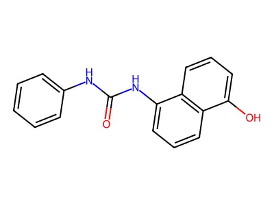 N-(5-Hydroxy-1-naphthalenyl)-N'-phenylurea structure