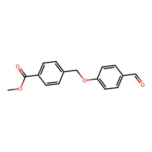 Methyl 4-((4-formylphenoxy)methyl)benzoate structure