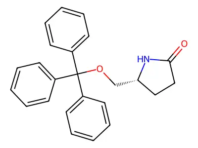 5-(Trityloxymethyl)pyrrolidin-2-one structure