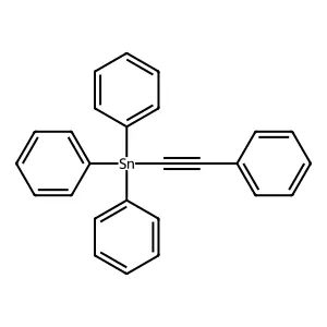 Triphenyl phenylethynyl tin structure