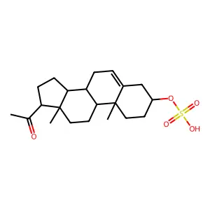 硫酸孕烯醇酮 structure