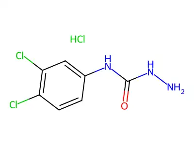 4-(3,4-Dichlorophenyl)semicarbazide hydrochloride structure