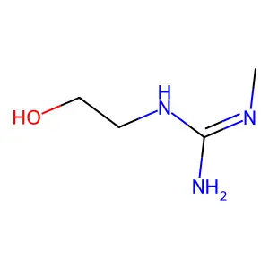 2-(3-Methylguanidino)ethanol structure