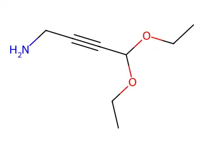 4,4-Diethoxybut-2-yn-1-amine structure