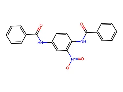 N-(4-(Benzoylamino)-3-nitrophenyl)benzamide structure